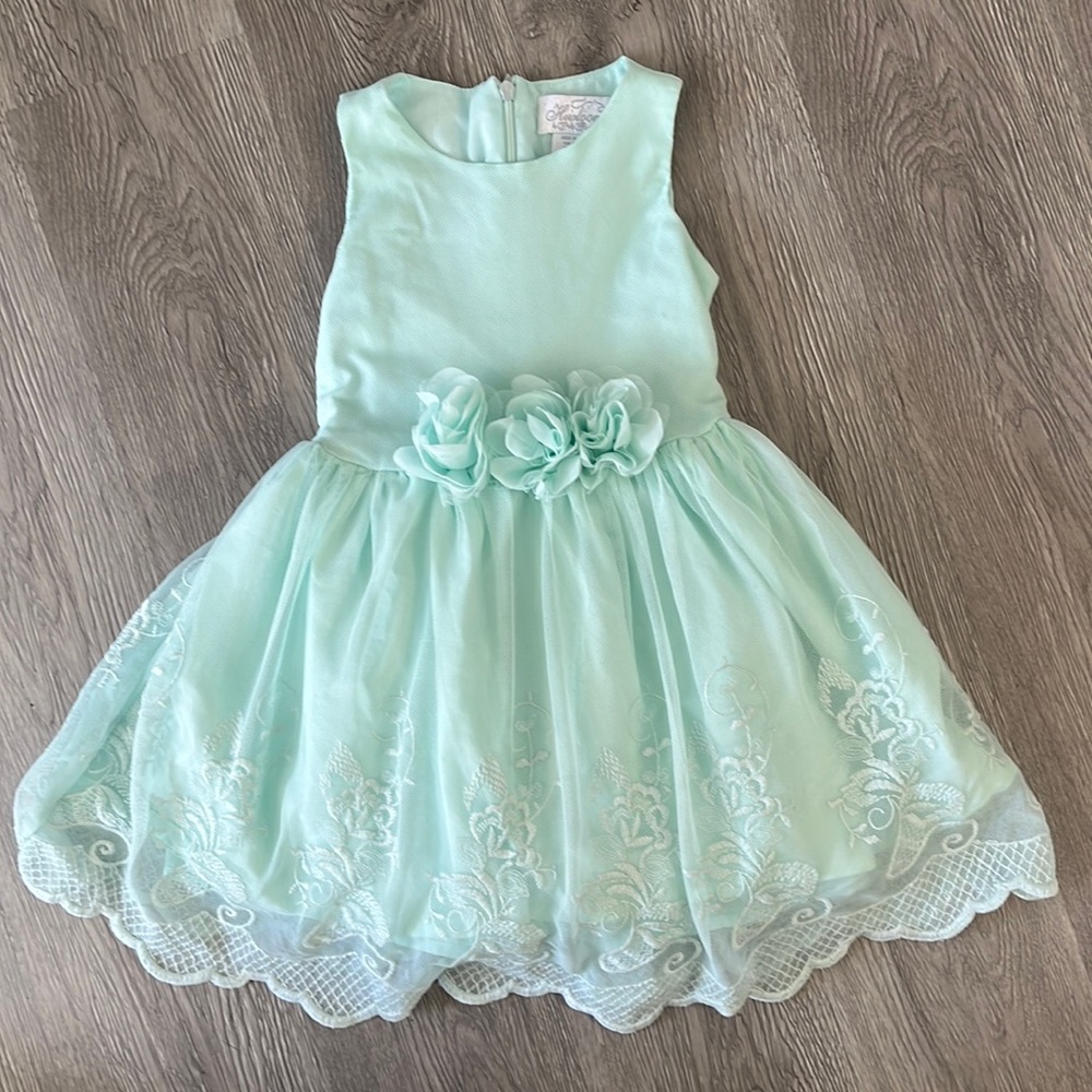 Heirlooms by Polly Flinders Spring Summer Floral Dress size 4